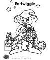 Santa's helper coloring page EarTwiggle