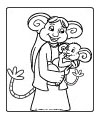 Miss Twiggle coloring page