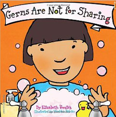 Germs are not for sharing activities
