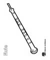 flute coloring page