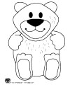 polar bear coloring page