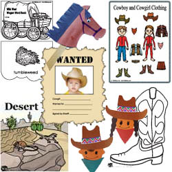 Wild west activities and crafts