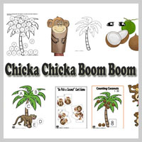 Preschool Kindergarten Chicka Chicka Boom Boom Activities