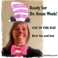 Preschool, Kindergarten Cat in the Hat Craft and Activities