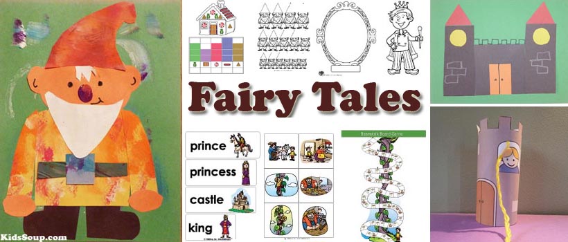 Preschool fairy tales crafts, activities and games
