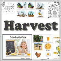Preschool and kindergarten Harvest and Farm Activities and Crafts
