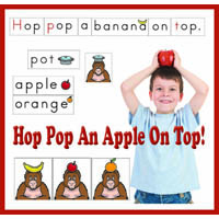 Ten Apples on Top rhyming activities for preschool and kindergarten