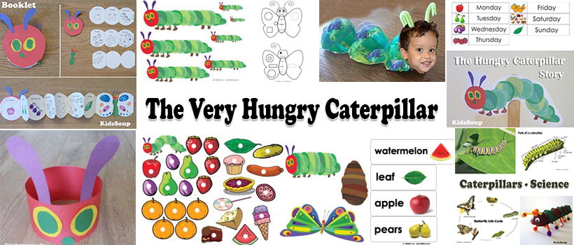 The Very Hungry Caterpillar activities for preschool and kindergarten