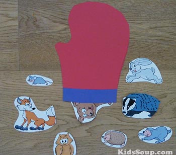 Mitten Re-telling Activity and Song The Mitten Re-telling activity and song for preschool