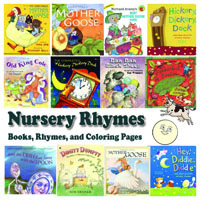 Preschool and Kindergarten Nursery Rhymes and Books 