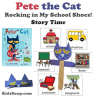 Back to School with Pete the Cat Activities and Crafts