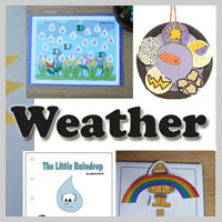 Preschool Kindergarten Weather Activities and Crafts
