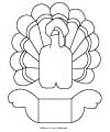 Thanksgiving kids table decoration craft pattern and printables