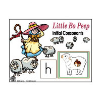 Little Bo-Peep Nursery Rhyme activities and crafts for preschool
