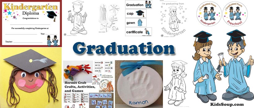 preschool and kindergarten graduation activities and crafts