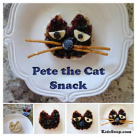 Preschool Kindergarten Pete the Cat Snack Idea