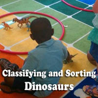 Dinosaurs Science Activity and Lesson for preschool
