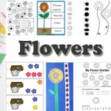 Flowers activities, crafts, lesson plans for preschool and kindergarten