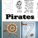 Pirates activities, crafts, games, printables for preschool and kinder