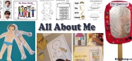 All about me activities, lessons, and crafts for preschool and kindergarten
