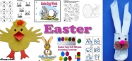 Easter Crafts, Activities, and Games for Preschool and Kindergarten