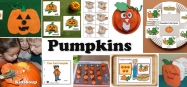 Pumpkins and jack-o-lantern preschool activities and crafts