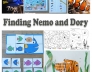 Finding Dory and Nemo preschool  activities and crafts